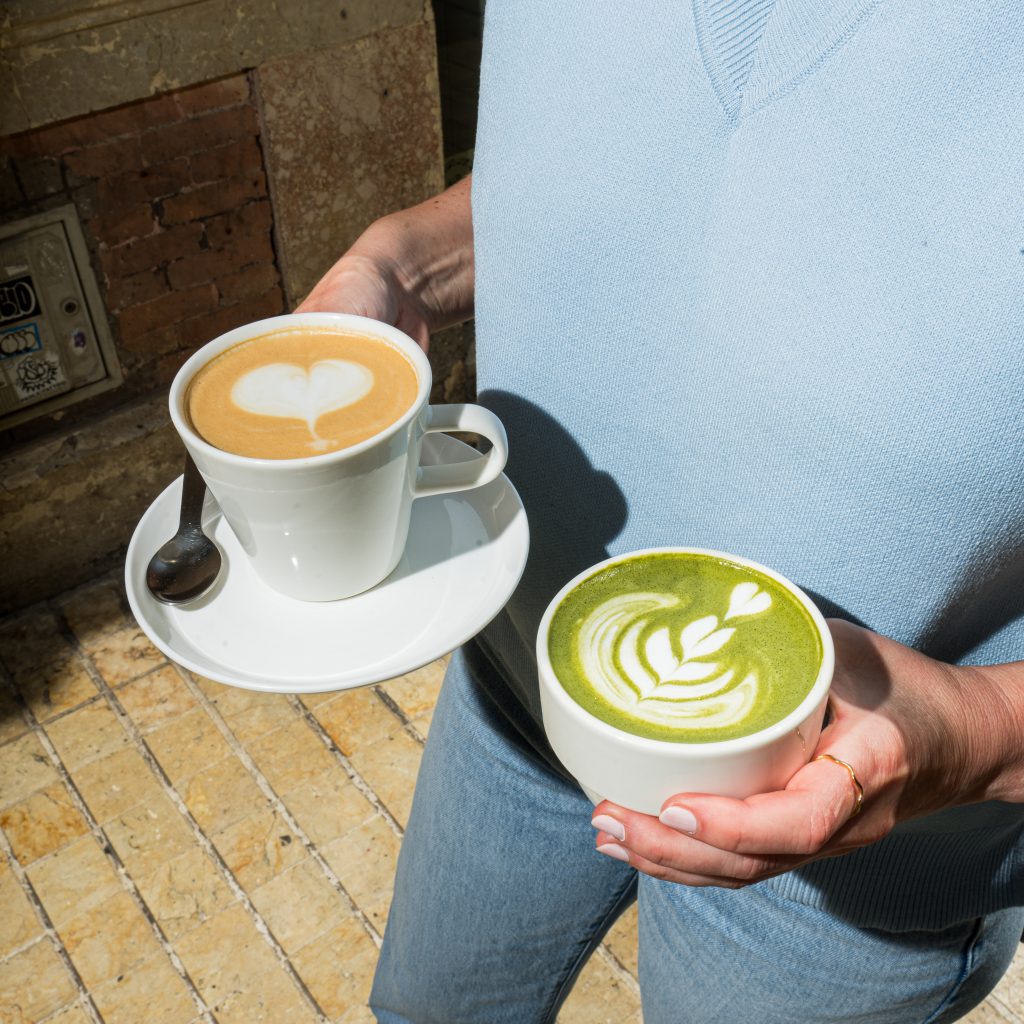 Matcha latte, café de especialidad Málaga
