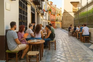 La Tetería en Málaga, terraza exterior