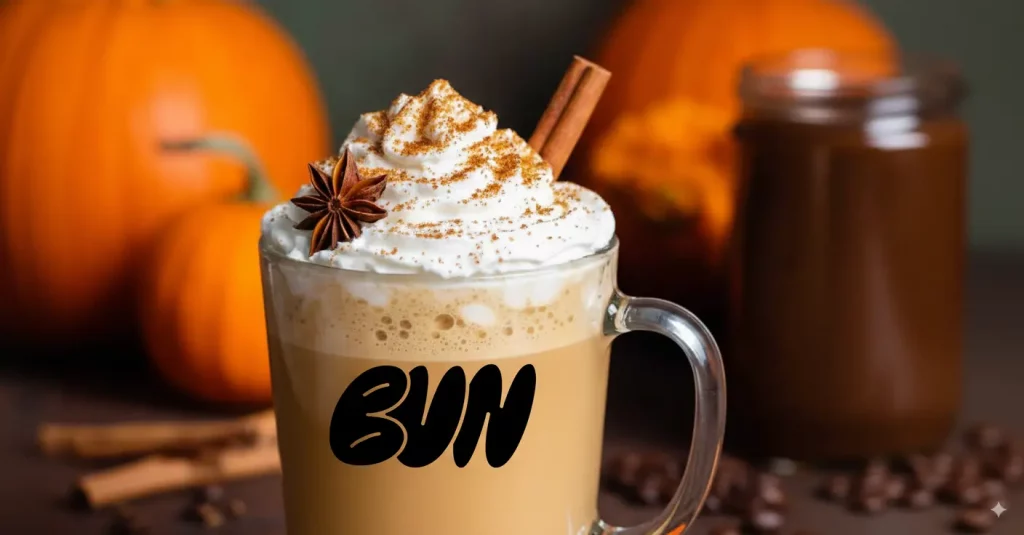 bun pumkin latte