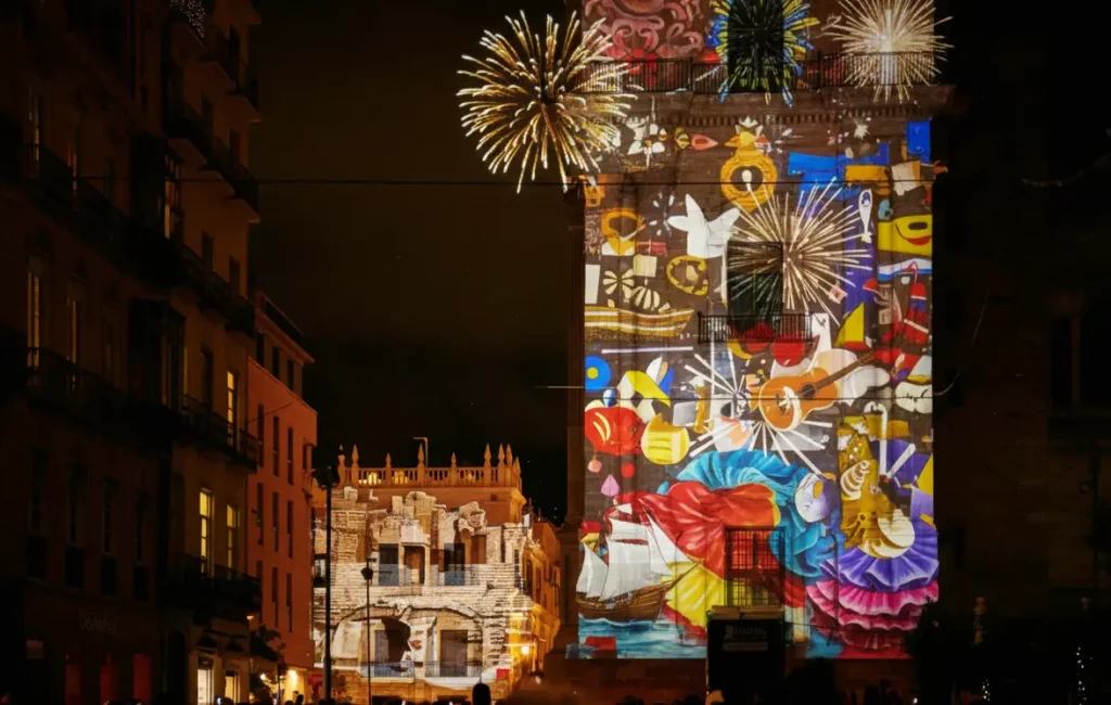 videomapping en la catedral de malaga
