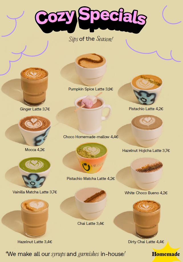 cafes para invierno