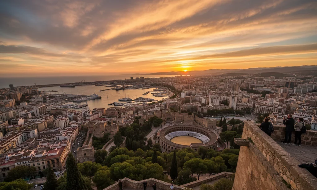 Subida al mirador de Gibralfaro